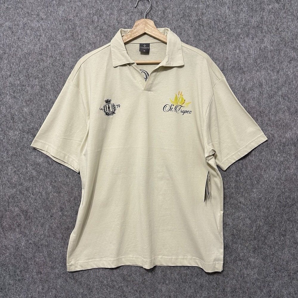 Saints‎ Studio Polo Shirt Men's Sz M Saint Tropez Riviera Club NWT